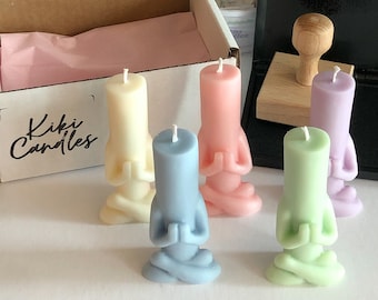 Namaste |Yoga Candle| Funky Candle| Cute Candles| Funny Candle| Trendy Candle| Unique Candle| Yoga friend gift| Gift for her