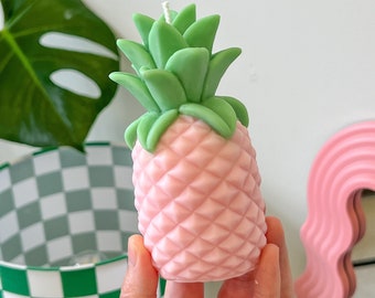Pineapple Candle| Pina Colada Scented Candle| Cute Candle| Unique Candle| Fruit Decor| Fruity Candle| Pineapple Decor| Unique Gift