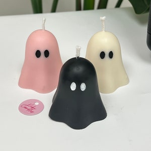 Friendly Ghost |Cute Ghost Candle| Halloween Candle| Halloween Decor|Little Cute Ghost Candle|  Unique Gift| Trendy Candle|