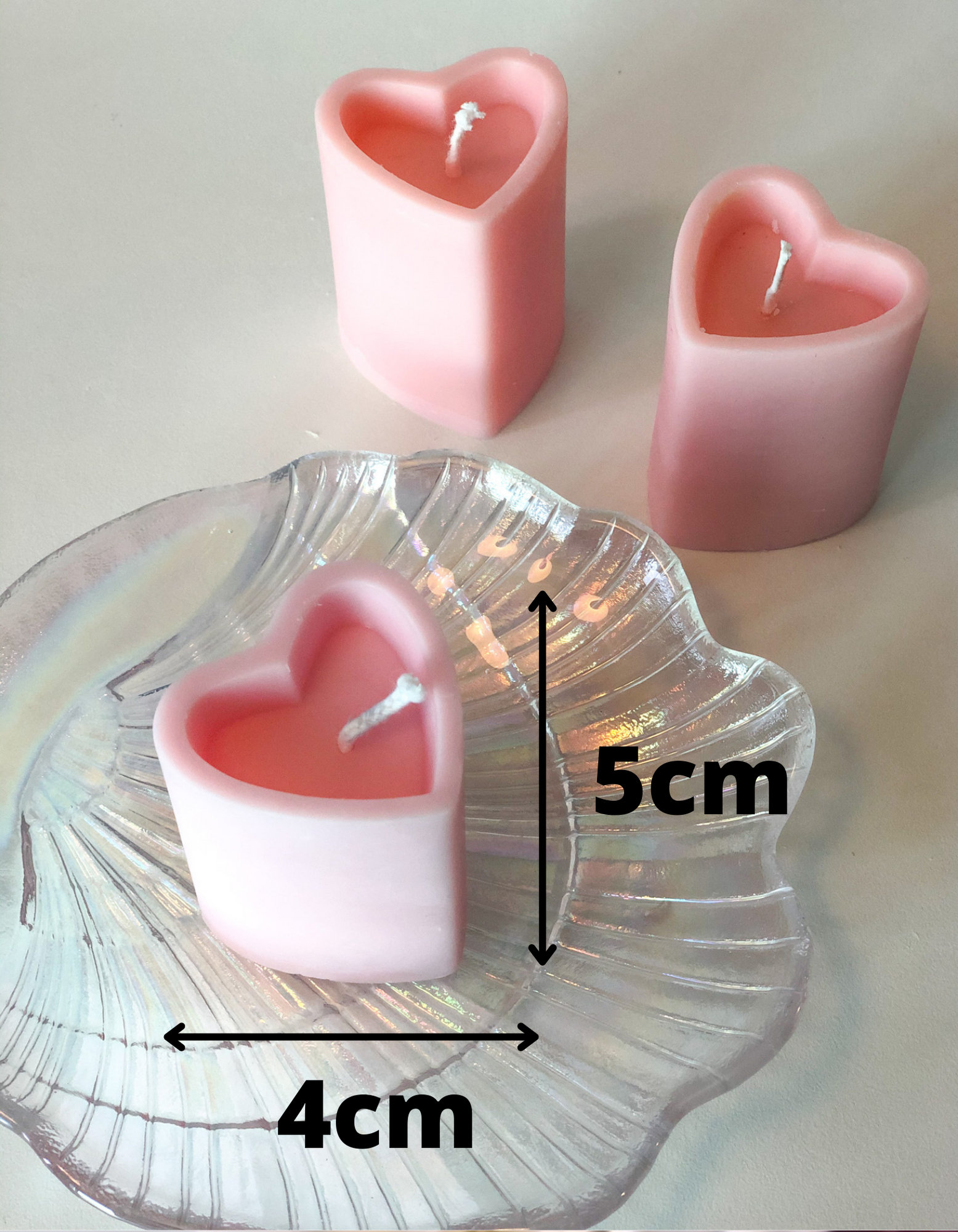 Heart Candle Pillar Candles Home Decor Cute Gifts Personalized Gifts Best  Friend Giftsheart Shaped Candlescented Pillar Candle 
