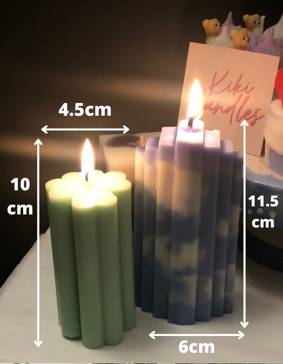 Sky Candle Blue Sky Candle Stairshaped Candle Unique Etsy Canada