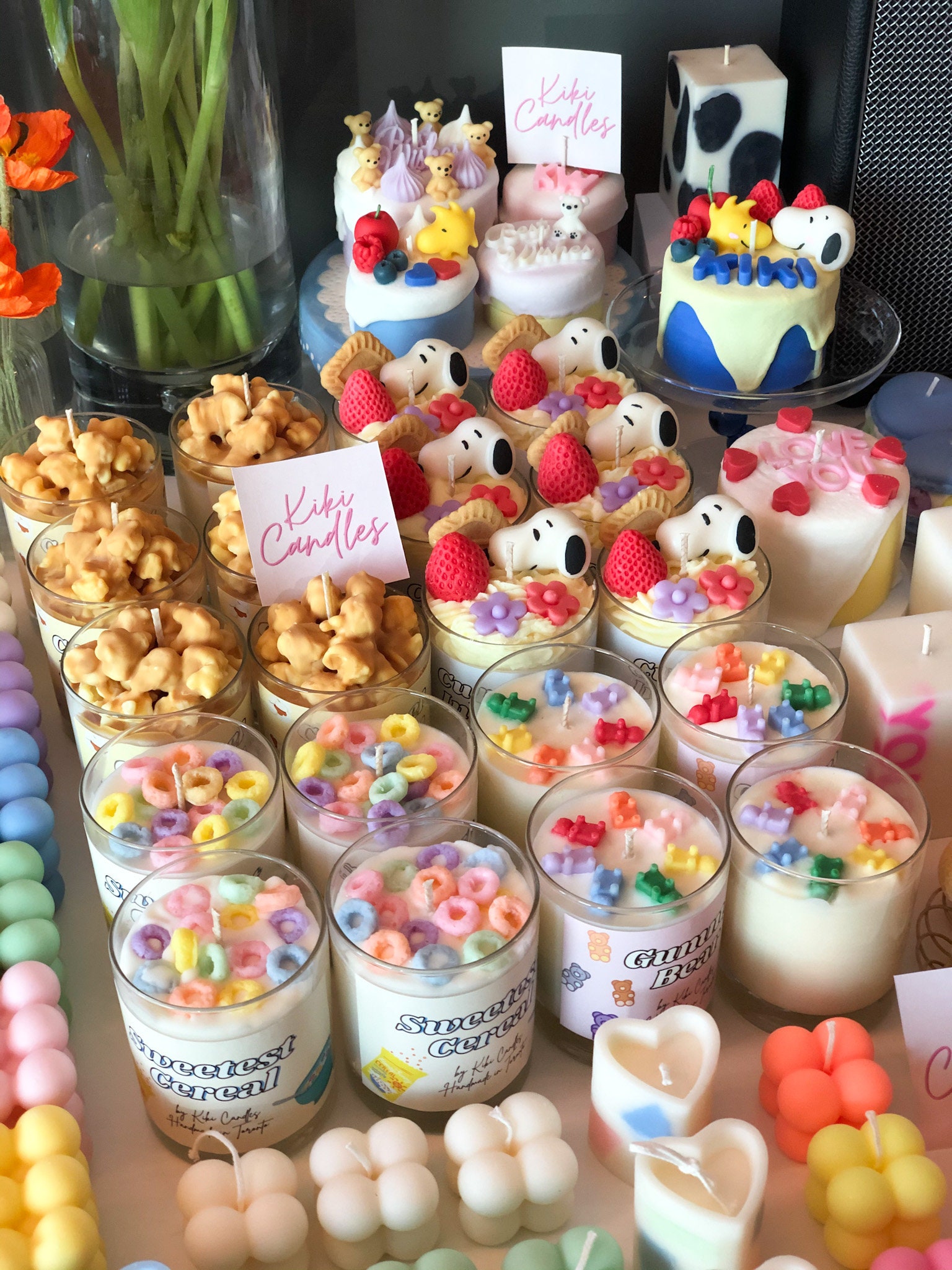 Scented Fruit Loops Candlecereal Candle Fruity Candle Etsy Canada