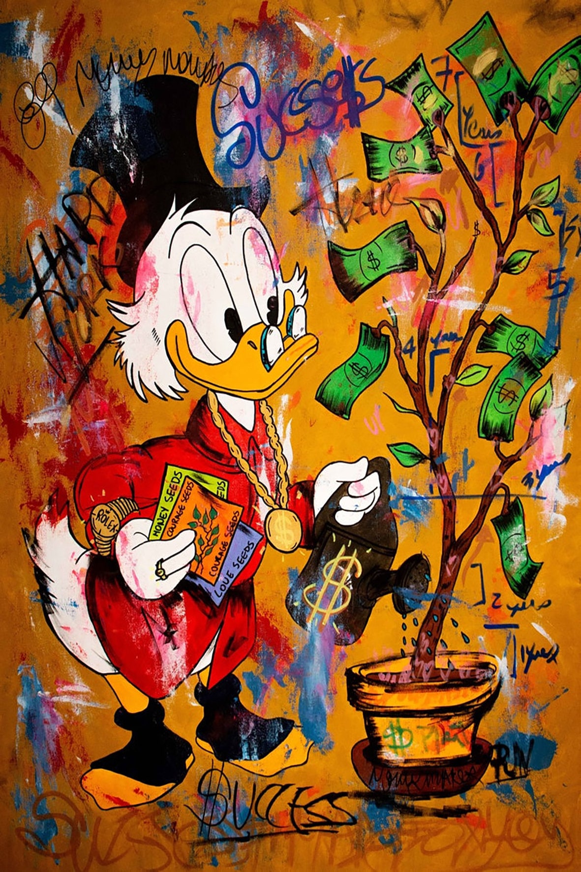 Dagobert Duck Bild Leinwand: A Timeless Masterpiece for Your Home