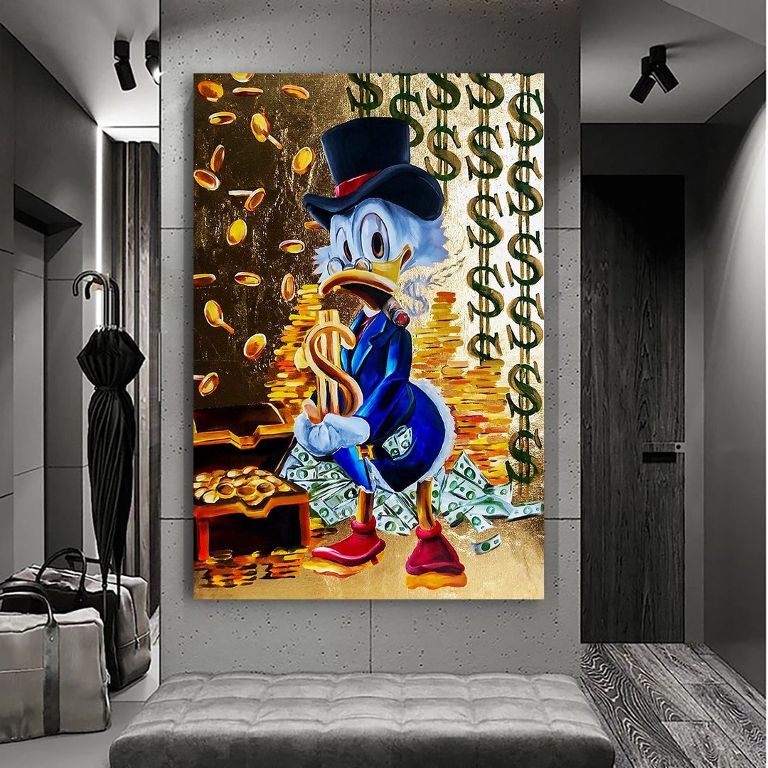 Donald Duck Bild Leinwand: A Timeless Masterpiece for Art Enthusiasts