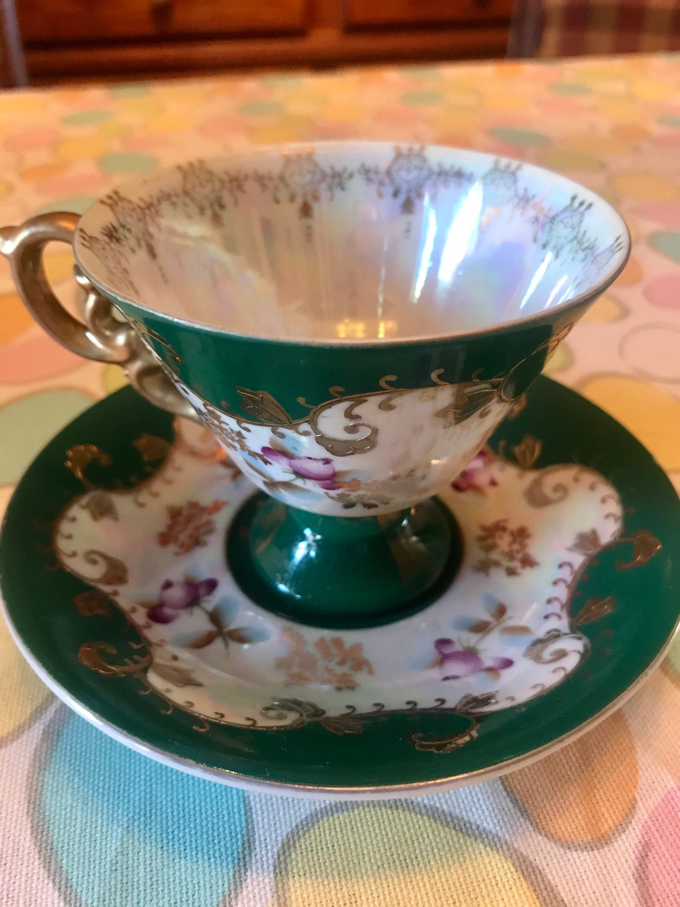 Beautiful Royal Sealy China Japan Tea Cup Set Vintage 1950s Etsy