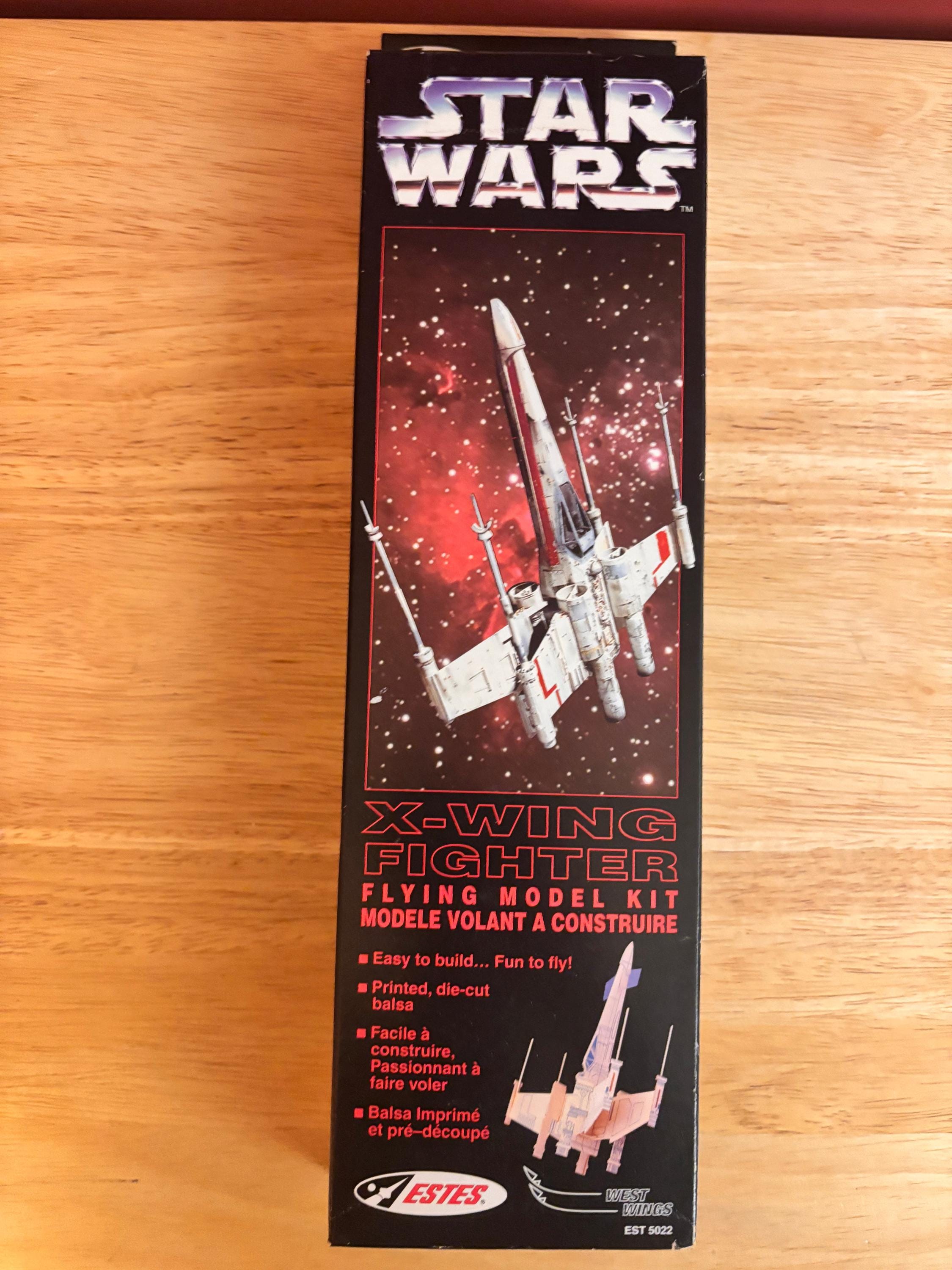 1996 Estes West Wings Star Wars X-wing Fighter Flying Model Kit