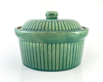 1930's Brush Pottery "Kolorkraft" Wonder Casserole Dish with Lid