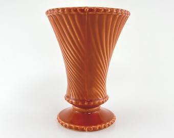 1060's McCoy Pottery "Swirl Line Vase #2100