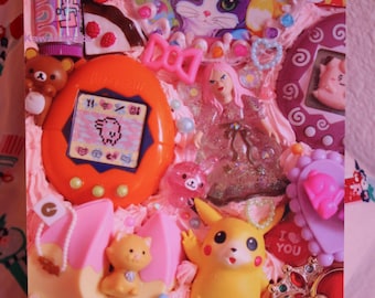Estampa de garota dos anos 90 (Versão em close-up)