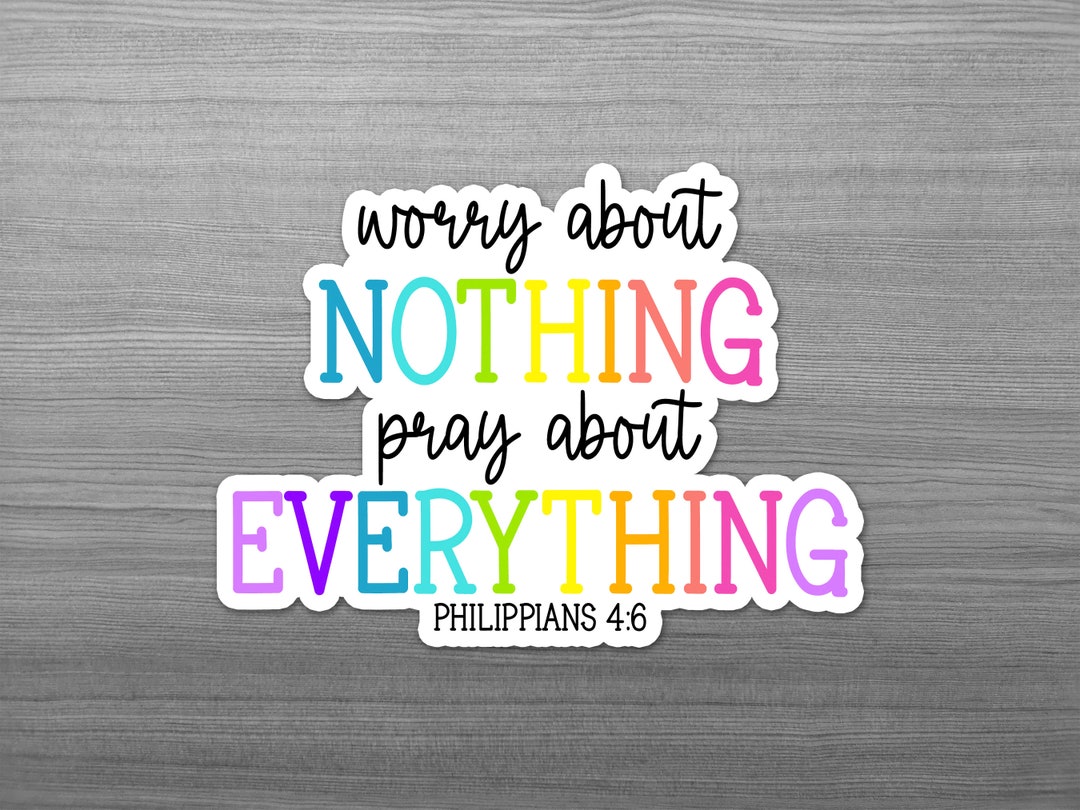 Christian Sticker Water Bottle Sticker Bible Verse Sticker Religious ...