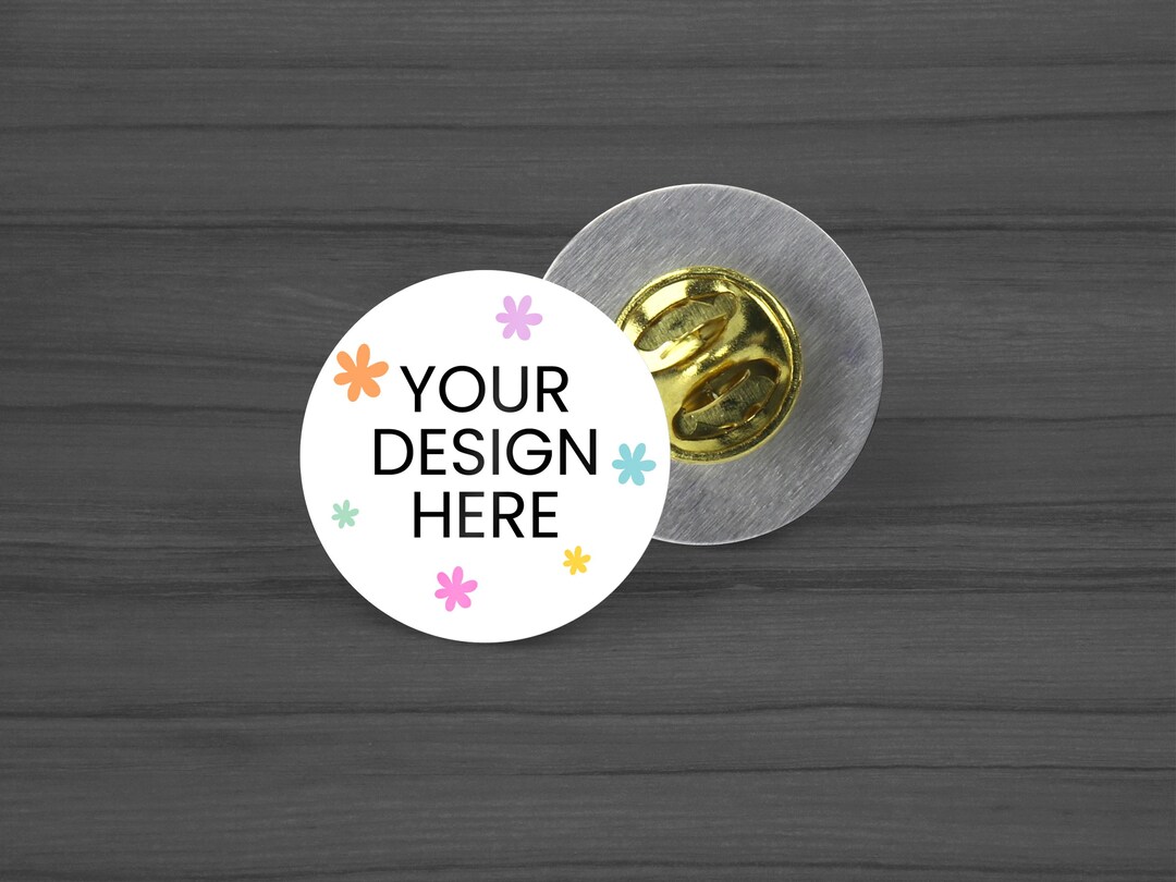 Custom Button Pins | Personalized Lapel Button | Custom Logo Buttons ...