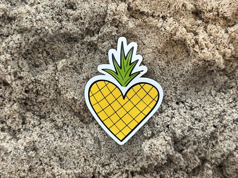 IVF Pineapple Heart Sticker IVF Gift Infertility IVF Got Etsy