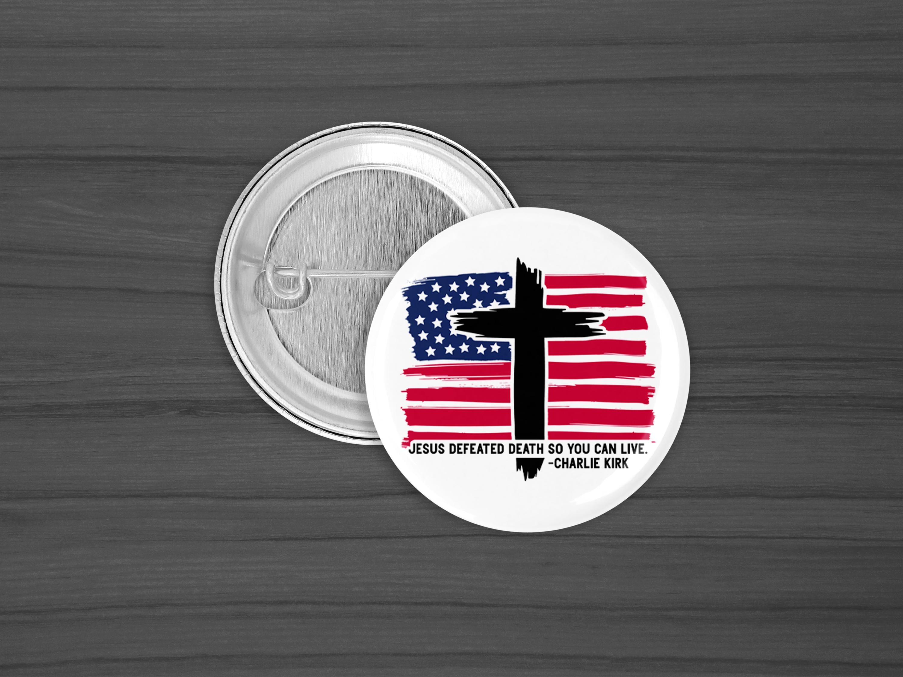 Freedom Pin Freedom Charlie Kirk Pinback Button – Political Pin, Conservative Lapel ...