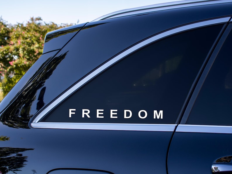 Freedom Decal, Charlie Kirk, America Patriot Stickers, USA, True Patriot