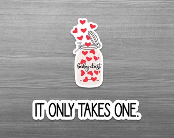 IVF Stickers 2-Pack, Infertility Support, Fertility Gifts
