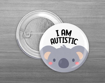 I Am Non-Verbal Pin Badge | Autism Pin | Hidden Disability | Non Verbal Buttons | Disability Pins | NonVerbal | Autism Awareness