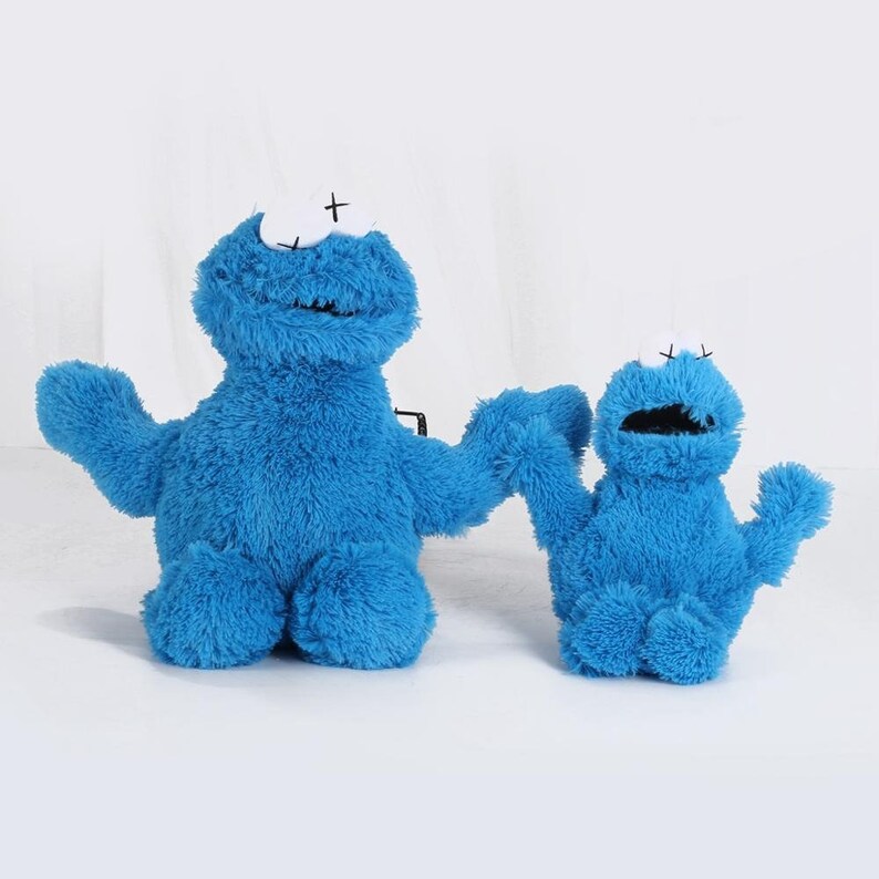 kaws elmo and cookie monster