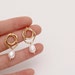 Natural Pearl Drop Gold Earrings, Bridal Earrings, Pearl Wedding Earrings, Pearl Earrings Bridesmaid, Pearl Earrings, Bridesmaid Earrings 