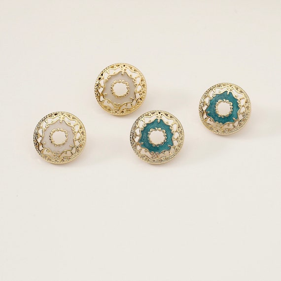 Floral Retro Stud Earrings Gold Retro Earrings Gold Square Earrings Vintage Earrings Retro Earrings 925 Silver Stud Gold Stud Earring Etsy