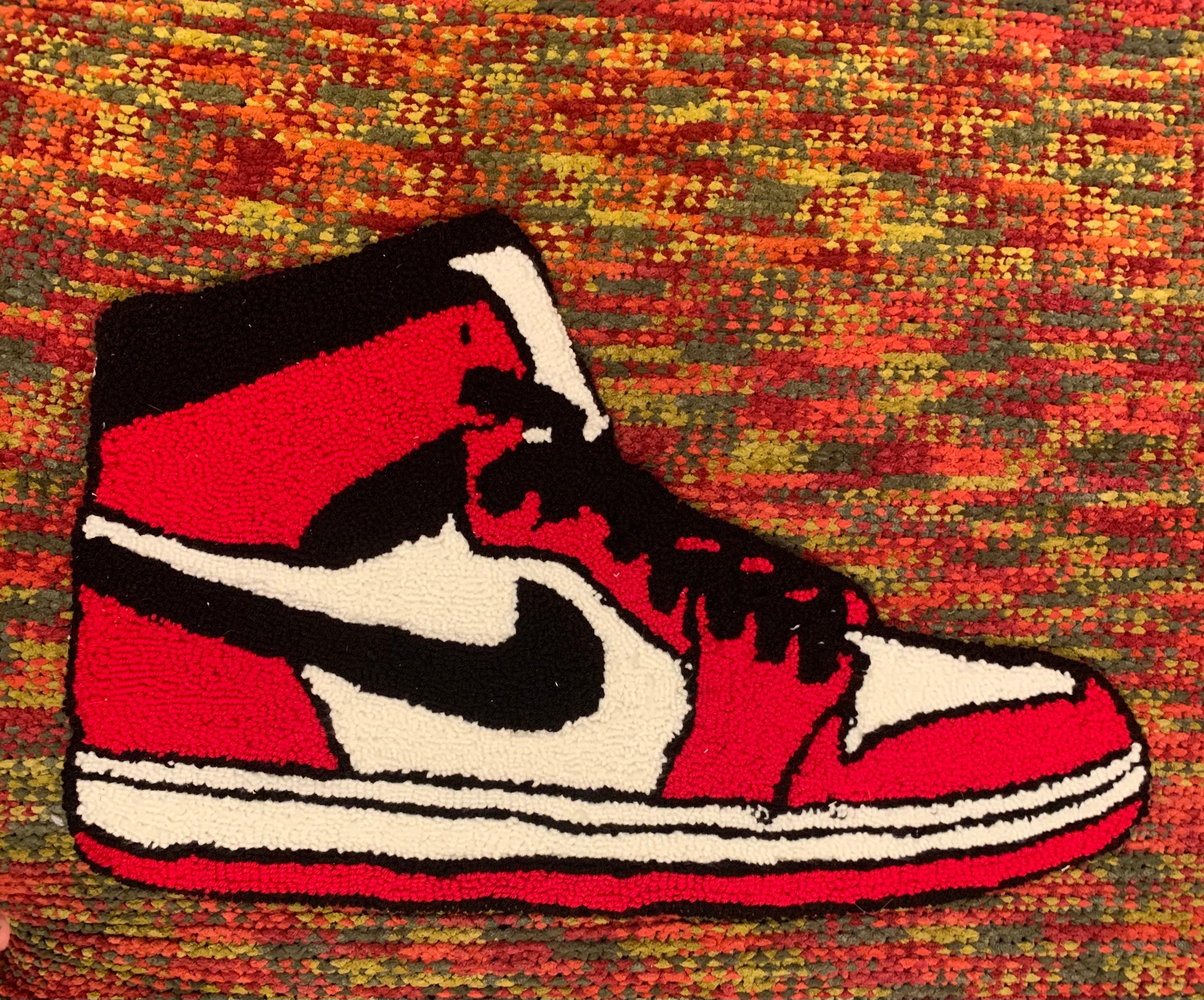 Jordan Shoe Rug Etsy