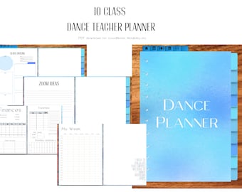 10 Class Dance Teacher Planner