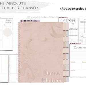 IDEAL Dance Teacher Planner