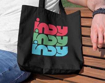 Indianapolis INDY Organic Cotton Tote Bag