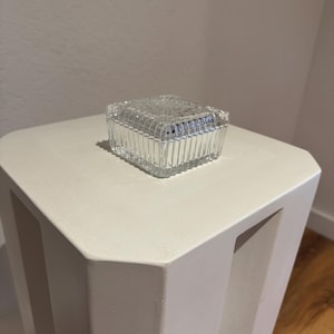 Crystal Glass Box with Lid
