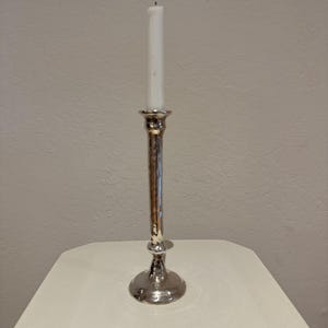 Hammered Metal Candlestick Holder