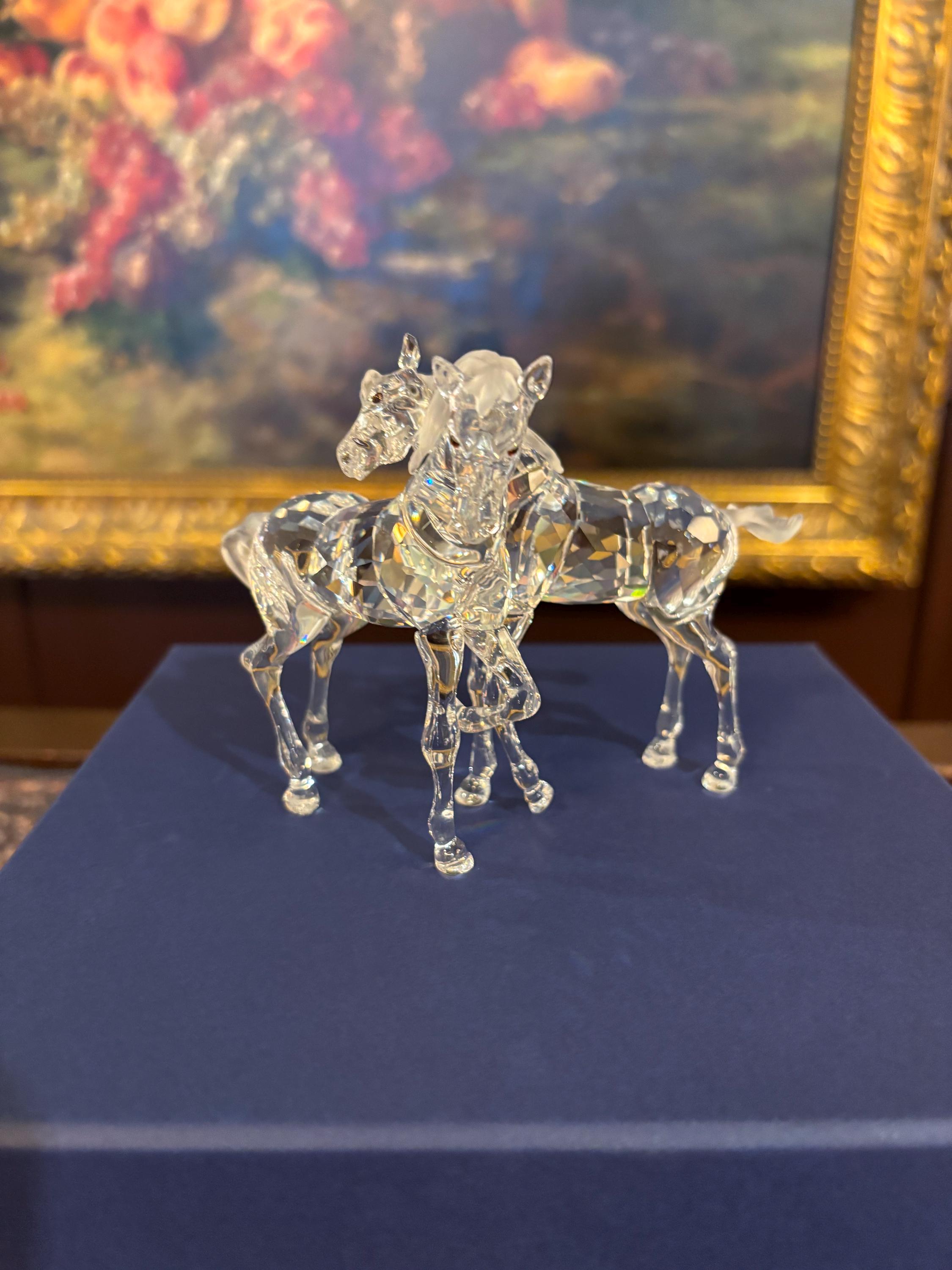 Swarovski Crystal Horse Figurines - Etsy