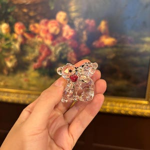 Swarovski Silver Crystal ローズ 置物 Swarovski Silver Crystal Rose