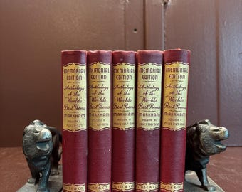 Antologia da melhor poesia do mundo – conjunto de 5 volumes, 1948