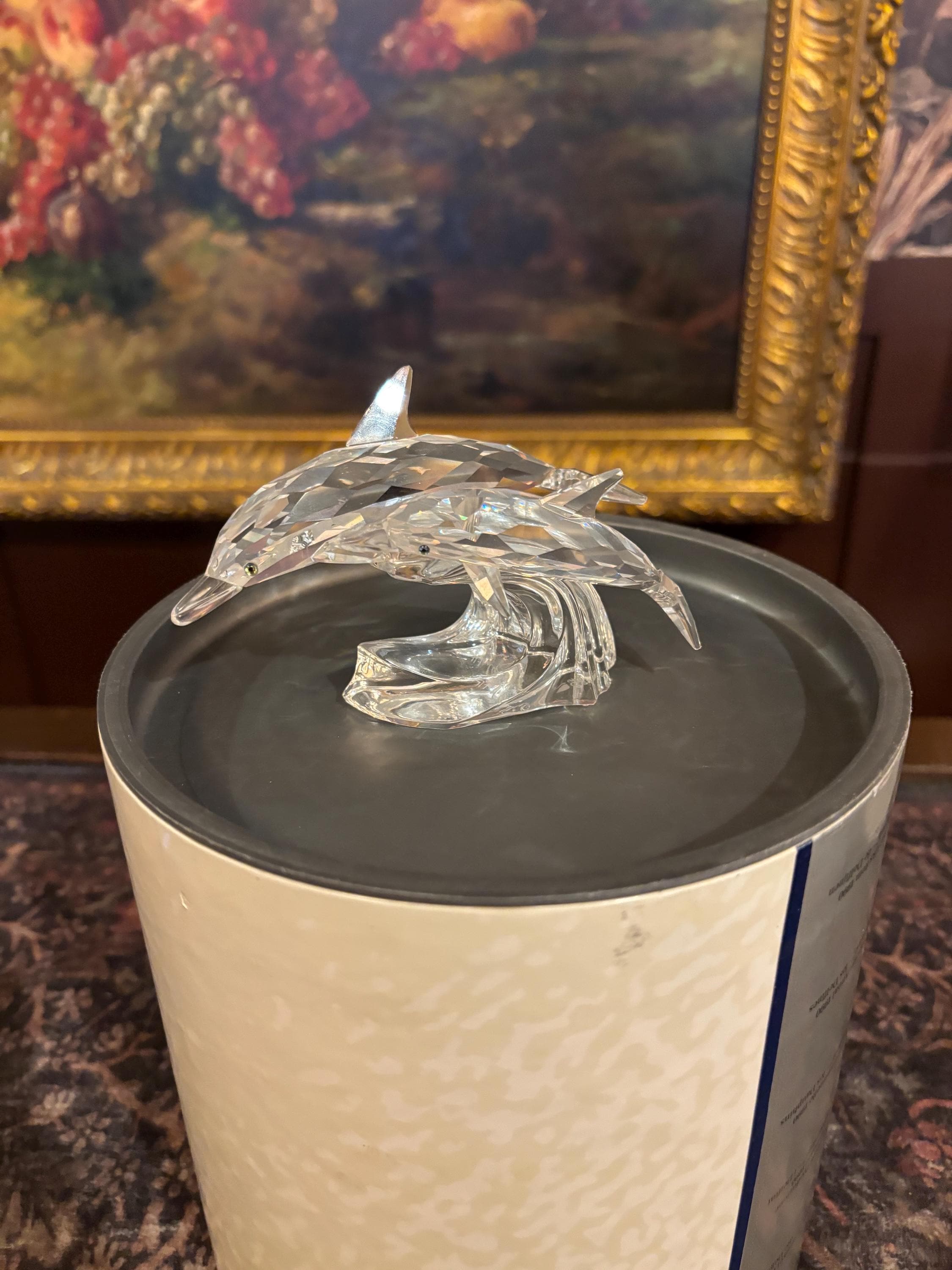 Swarovski Crystal Figurines Dolphin - Etsy