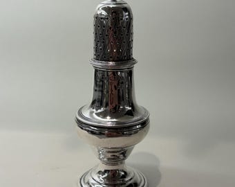 Azucarero antiguo de plata esterlina georgiana, inglés, ca. principios del siglo XIX [SP]