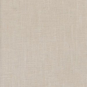 May include: A light beige fabric with a visible woven texture. The material features a consistent grid-like pattern created by the interlacing of horizontal and vertical threads, resulting in a neutral, solid-colored textile surface.