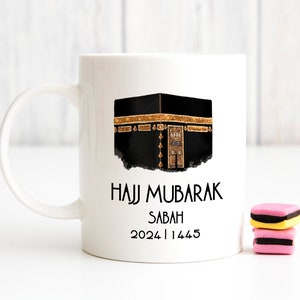 Hajj Mug Personalised Hajj Mubarak | Hajj Mubarak Mug | Islamic gifts | Hajj Gift | Hajj Mabrook | I left my Heart in Madinah / Makkah