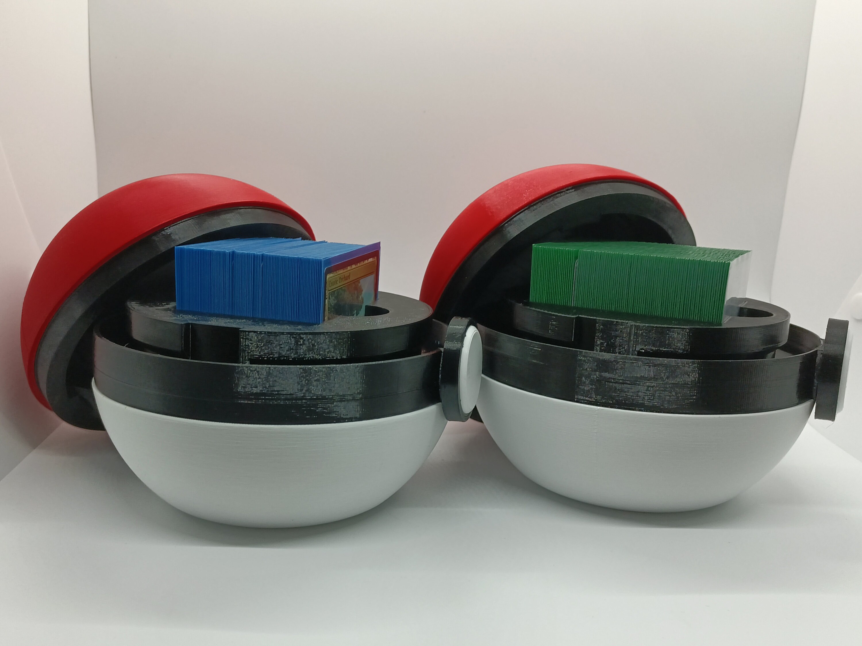 Pokeball Deck Box for Pokemon or Magic the Gathering TCG Decks Etsy