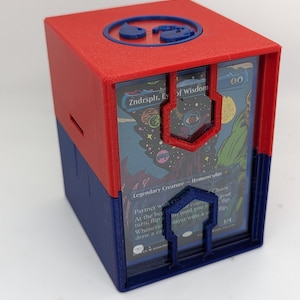 The Tool Box Partner - MTG Commander EDH Deck Box with 2 toploader slots