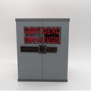 Don't Dead  Open Inside Walking Dead Themed Deck Box For MTG Commander EDH TCG 100 Card double sleeved holds toploader or One-Touch