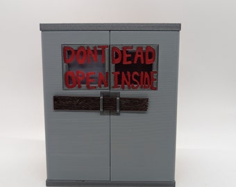 Don't Dead  Open Inside Walking Dead Themed Deck Box For MTG Commander EDH TCG 100 Card double sleeved holds toploader or One-Touch