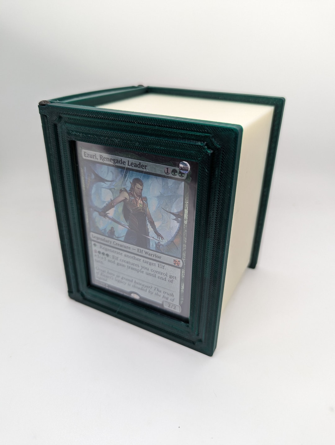 Mini Spell Book EDH Commander Deck Box for Your Double Sleeved 100 Card ...