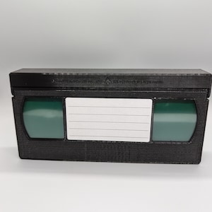 Caja de cintas VHS para 100 cartas con funda doble - Magic the Gathering MTG Commander EDH tcg pokemon fab