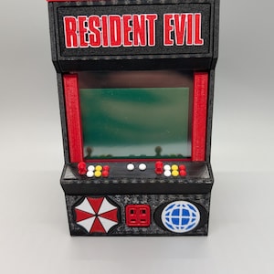Caja de mazo con temática de máquina recreativa Resident Evil para MTG Commander EDH u otro TCG