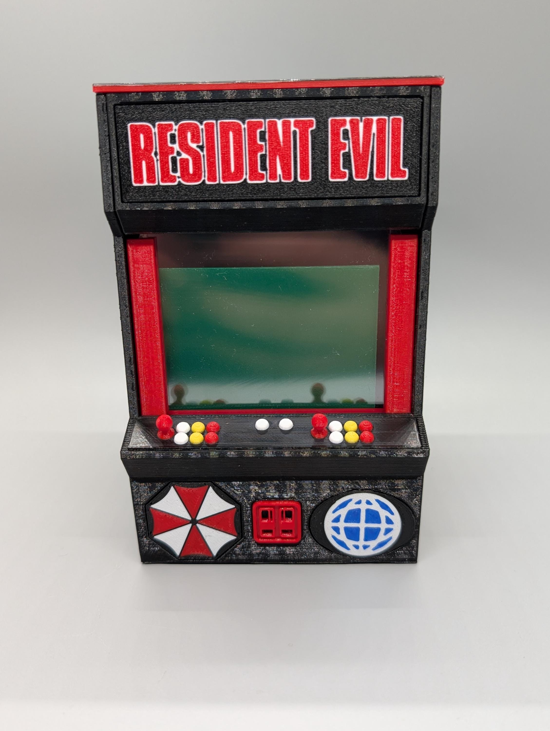 Resident Evil Arcade Machine themed Deck Box for MTG Commander EDH or other TCG