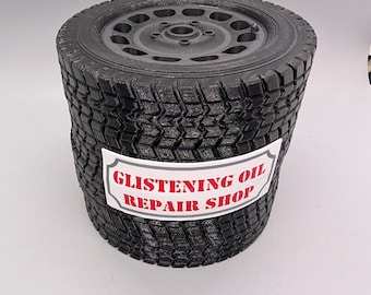 Stack of Tires Deck Box for MTG Magic the Gathering Commander or other TCG Decks 100 cards double sleeved