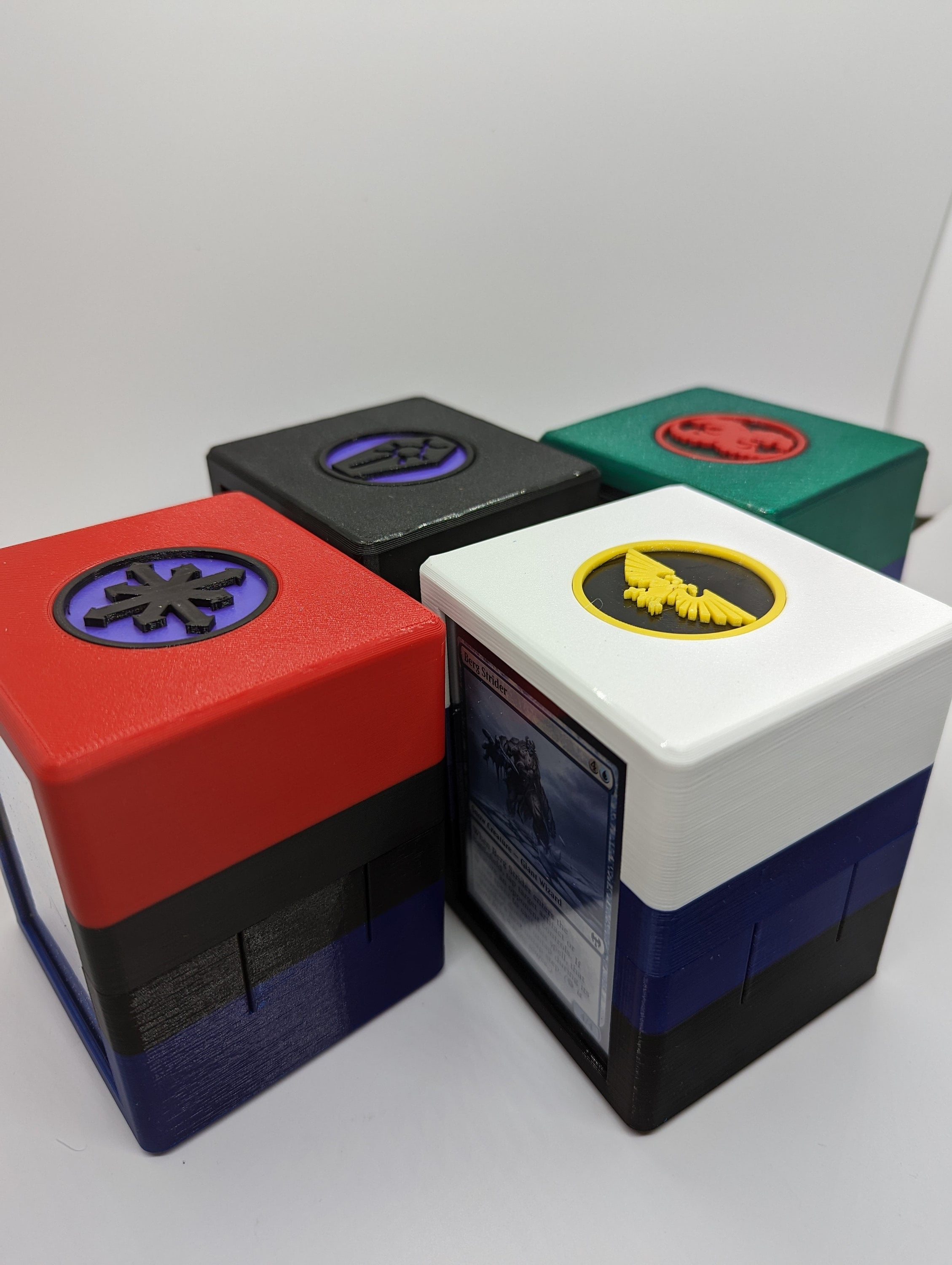 Set of Four Warhammer 40k Deckboxes for MTG Commander EDH