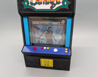 Galaga themed Arcade Deck Box for MTG Commander EDH or other TCG