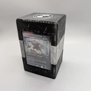 Rat themed Deck box with Dice Tray for  MTG Magic The Gathering Commander EDH 100 double sleeved cards