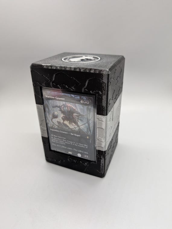 Rat Themed Deck Box With Dice Tray for MTG Magic the Gathering Commander EDH  100 Double Sleeved Cards - Etsy