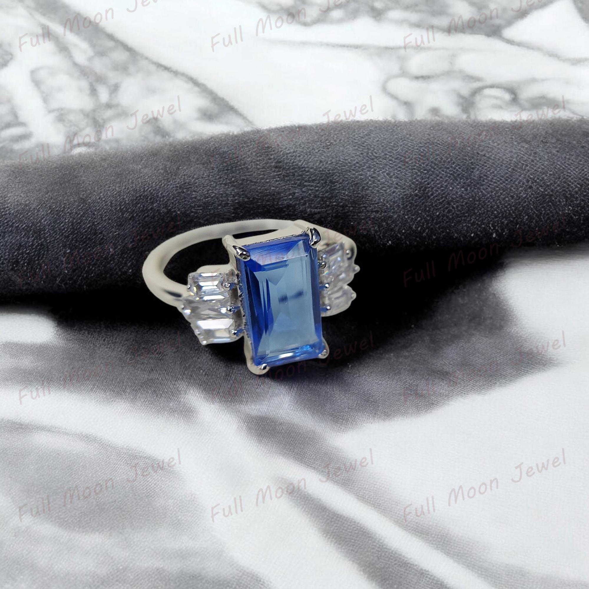 r様 ブルートパーズ ブルージルコン リング 11号 ビズー公式】ブルージルコン K18(18金) リング セパージュ | 希少石